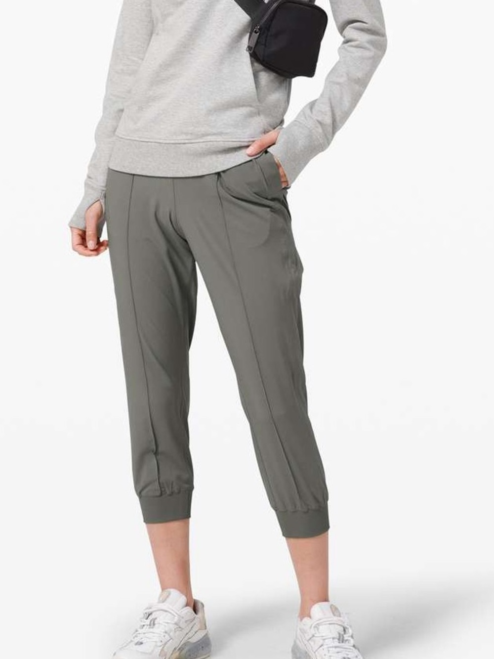 Lululemon Wanderer Cropped Jogger Grey Sage Size 4